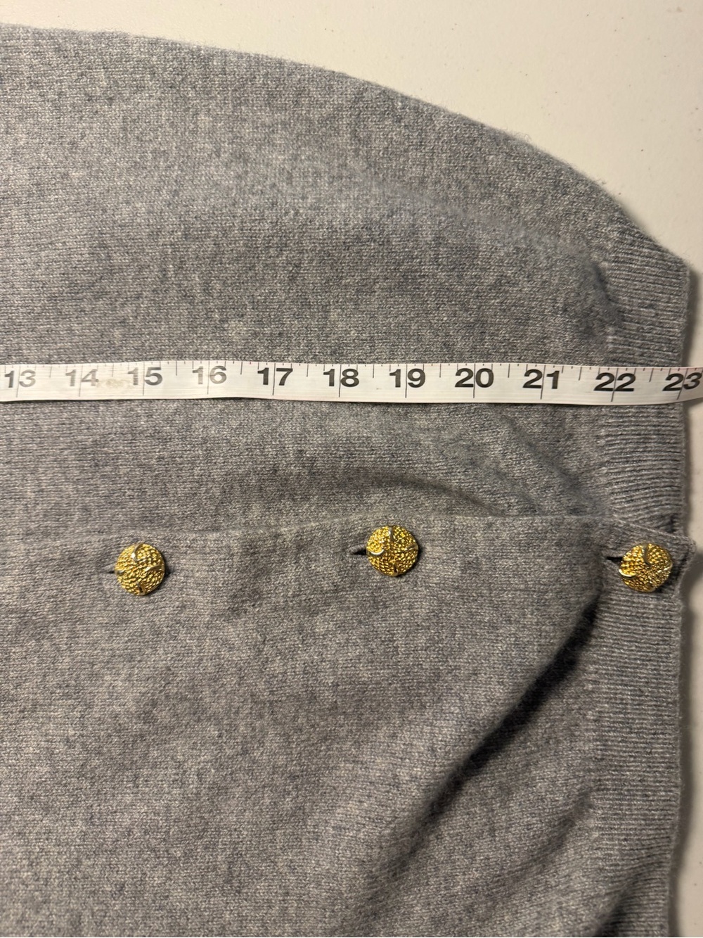 VTG‎ 60’s Ballantyne Scotland Cashmere Cardigan S Accent Button Classic Timeless - Picture 6 of 8
